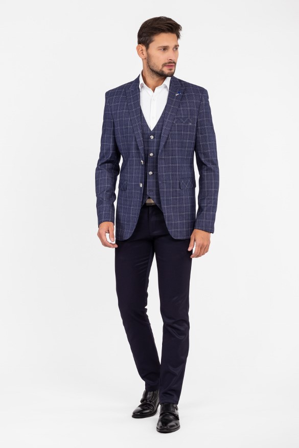 Marynarki męskie w kratę sklep